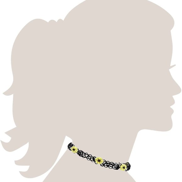 Choker Necklace Set of 12 Henna Tattoo - Picture 4 of 8